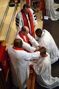 Laying on of the hands