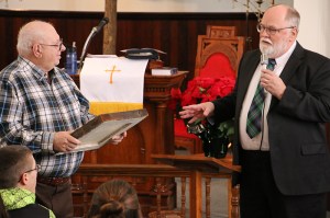 Joseph Fox and Pastor Jim Jensen