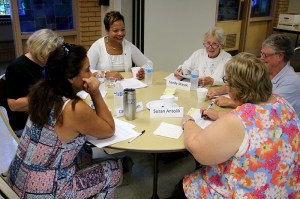 Bishop Malone participates in the training of clergy and laity at roundtable