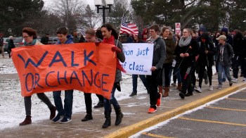Berea-Midpark HS Students Walk for Change