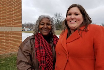 Lucy Smith and Rev. Kelsey Orosan