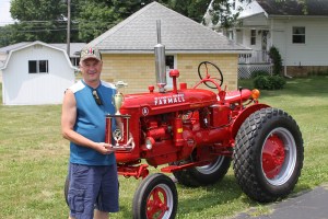 Prize winner for tractor