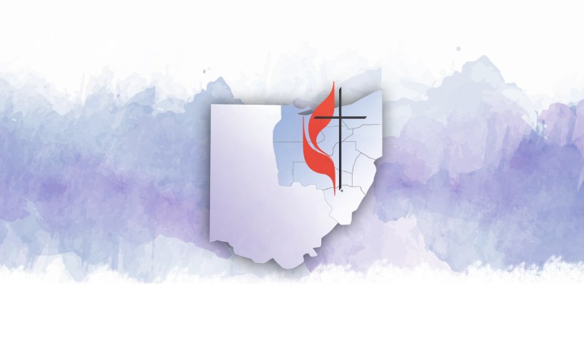 EOC News Header - Map of East Ohio Conference